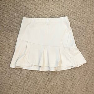 TopShop White High-Waisted Women's Mini Skirt